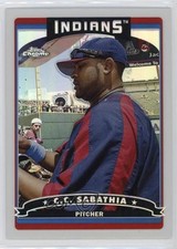 2006 Topps Chrome Refractor CC Sabathia #134 HOF 0d08