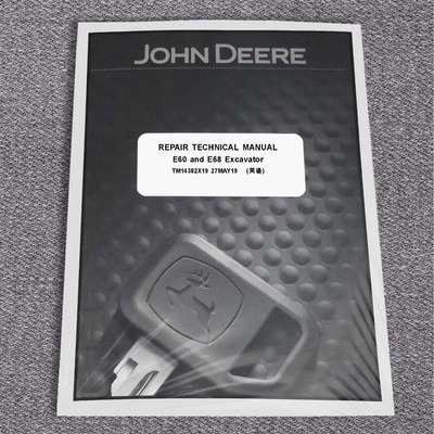 John Deere E60, E68 Excavator Technical Service Repair Manual - TM14382X19