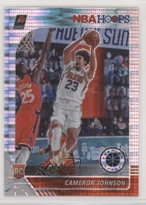2019 NBA Hoops Premium Stock Box Set Pulsar Prizm Cameron Johnson #208 Rookie RC