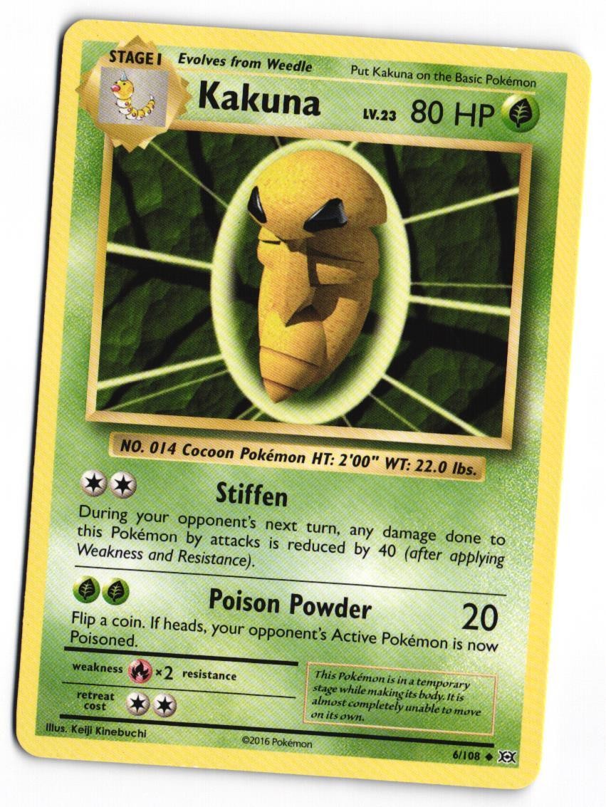 Kakuna 6/108 Evolutions