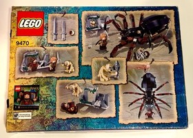 LEGO LORD OF THE RINGS 9470 SHELOB ATTACKS FRODO SAM 100% COMPLETE & BOX RETIRED