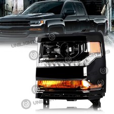 For 2016 2017 2018 Chevy Silverado 1500 Hidxenon Headlight Left Side Lh For 2016 2017 2018 Chevy Silverado 1500 Hidxenon Headlight Left Side Lh