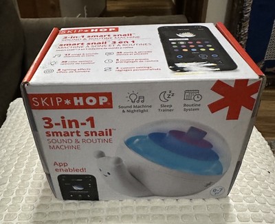 Skip Hop 3 in 1 Smart Snail Sound And Routine Machine App Enabled Alert Phrases