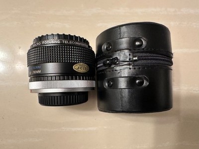 Vivitar 2X Macro Focusing Teleconverter MC C/Fd for 50mm Camera Lens case/covers