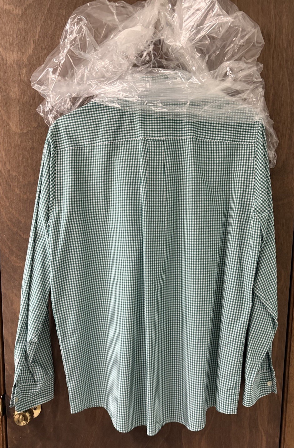 Chaps Ralph Lauren Men's Green Large Checkered Long Sleeve Button Down Shirt image 7