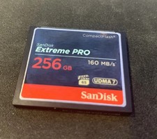 Sandisk Extreme Pro 256GB 160MB/s CF Compactflash Memory Card