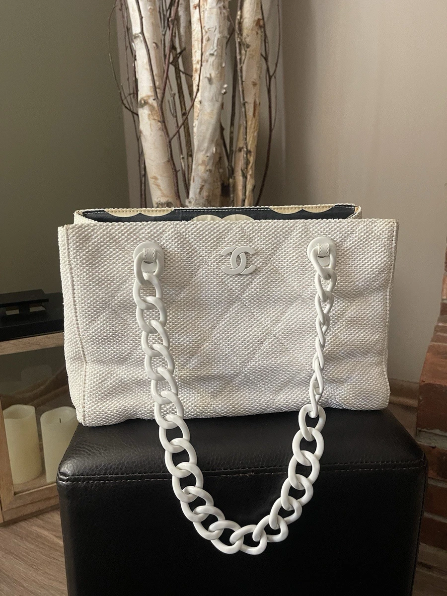 CHANEL Canvas Exterior Tote Bags & Handbags for Women for sale | eBay