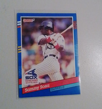 Donruss 1991 Sammy Sosa Chicago White Sox #147 Base White Stripes MLB Card