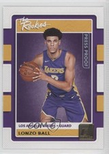 2017-18 Panini Donruss The Rookies Press Proof Lonzo Ball #2 2r7