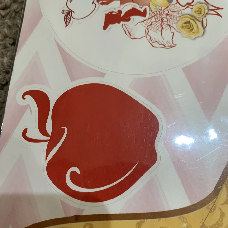 Juego de calcomanías de pared Fathead DISNEY PRINCESS Blancanieves• 6 vinilos reutilizables decoración sellada Foto 4 de 4