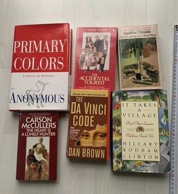 Agatha Christie The Accidental Tourist Da Vinci Code Carson McCullers Hillary Cl