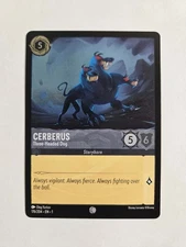 Cerberus Three-Headed Dog COLD FOIL 176/204 - The First Chapter Lorcana