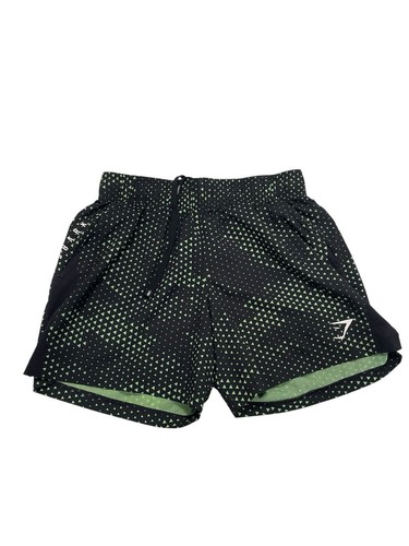 Gymshark Herren Sport Shorts 5 Zoll fluo limettengrün Größe Medium