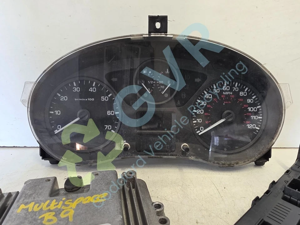 CITROEN BERLINGO MULTISPACE VTR MK2 (B9) 2008-2011 Engine ECU Kit 9664843780 - Image 3 of 4