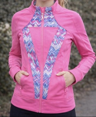 Ivviva By Lululemon Perfect Your Practice Define Jacket Sonic Pink SZ. 12 EUC