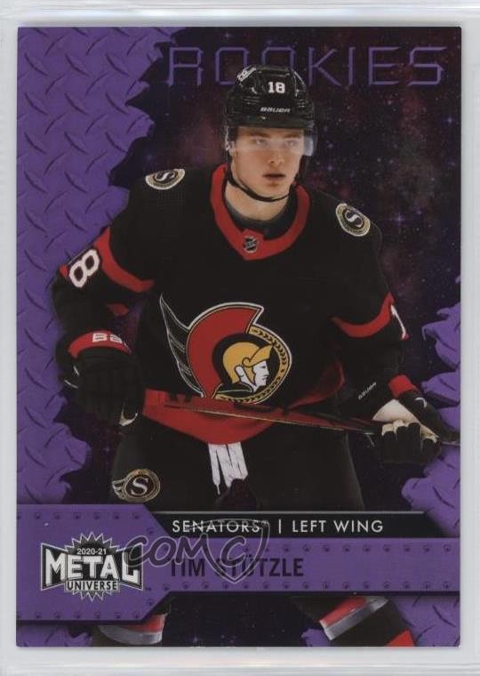 2020 Skybox Metal Universe Rookies Purple Spectrum 183/199 Tim Stutzle #140 0a7k