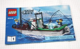 LEGO City Coast Guard Plane 60015 /100% Complete Set w/ Minifigs & Instructions