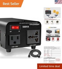 500W Voltage Transformer Power Converter 110V/220V for Safe Travel Usage