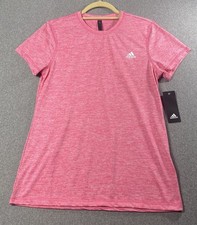 Adidas Women T-shirt Pink Fusion Size M  See Pic 