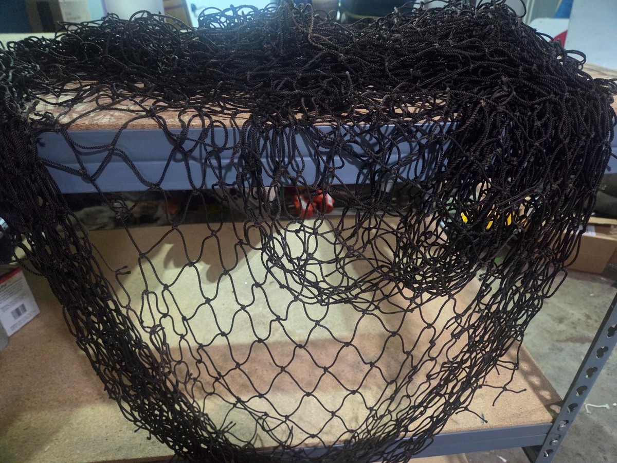 black nets used fishing OUKENS Net, 55cm Deep Rubber Fishing Replacement Netting Without Handle for Saltwater, Freshwater : Sports & Outdoors it can readily hold even heavier animals without bending or snapping Used Black Fish Fishing Net