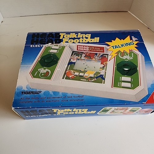 VINTAGE TIGER ELEKTRONIK KOPF AN KOPF SPRECHEND Fußball Spiel funktioniert - Bild 8 von 9