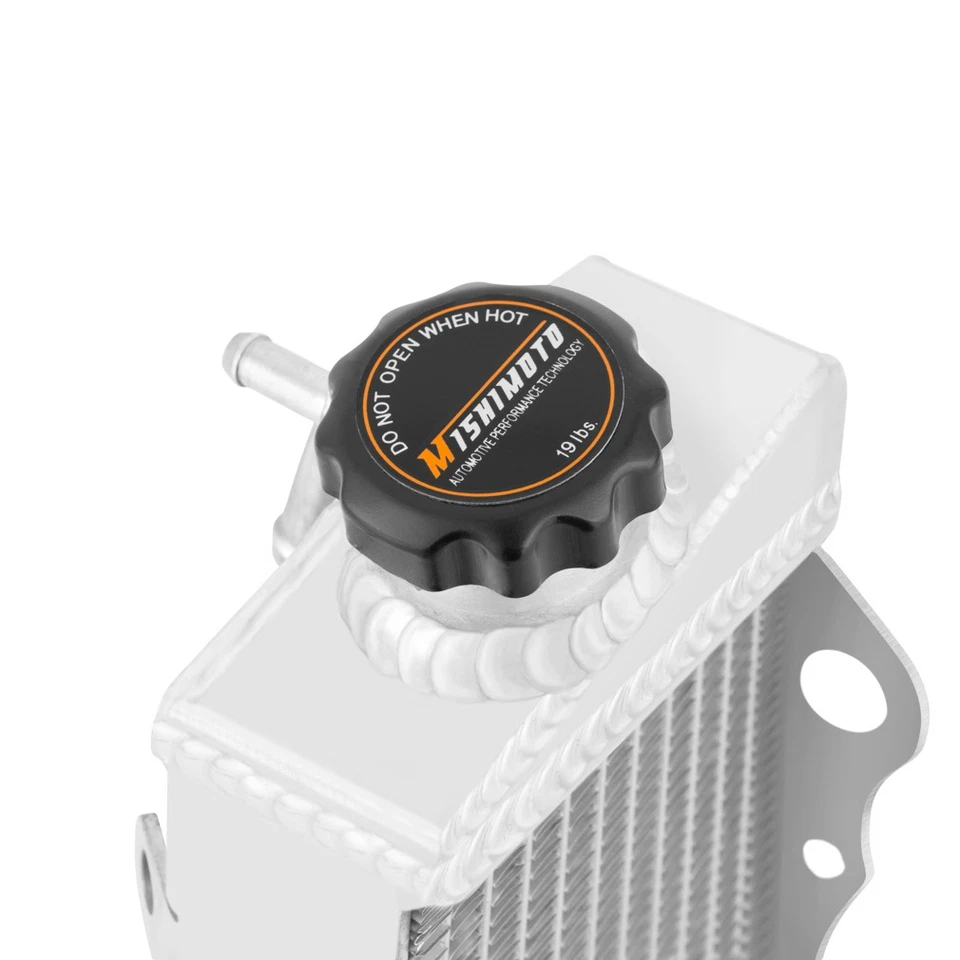 Radiador Mishimoto de aluminio reforzado para moto de cross para Kawasaki KX80 KX85 1998-2013 Foto 4 de 4