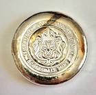 5 oz Scottsdale Silver Button .999 Fine Silver Bullion