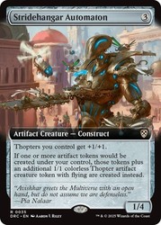 Stridehangar Automaton (Extended Art) #35/204 Commander: Aetherdrift