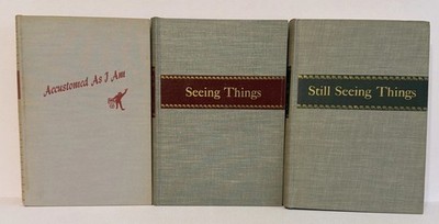 LOT OF 3 BY JOHN MASON BROWN Accustomed As I Am, STILL SEEING THINGS. ALL SIGNED