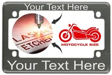 Motorcycle Custom Anodized Aluminum License Plate Frame