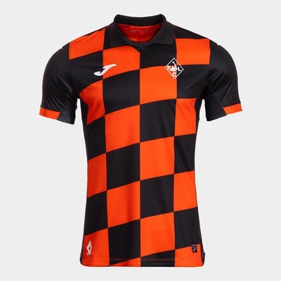 Joma FC Lorient Home Jersey 25 26 Orange Black FCL Home Shirt Fan Jersey M-3XL