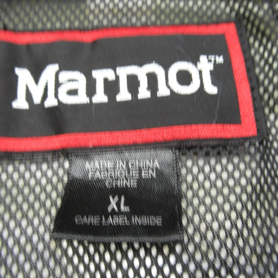 Chaqueta Marmot Gore-Tex Para Hombre XL Negra Bolsillos Impermeable Cremallera Completa 3 en 1 Carcasa Foto 4 de 4