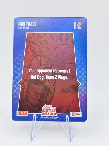 2026 Bo Jackson Battle Arena FAIR TRADE Bonus Play Foil SSP #BPL-12