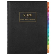 2025-2026 Appointment Book & Planner - 2025-2026 Daily Hourly Planner, 9" X 11",