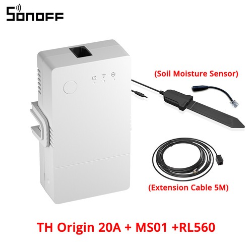 Interruptor inteligente SONOFF WiFi WLAN 20A temperatura humedad detección de sensor de suelo - Imagen 27 de 29
