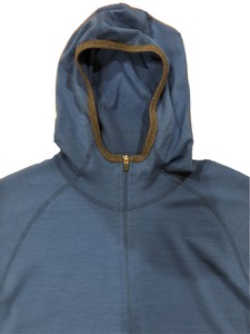 cerulean blue moletom com capuz