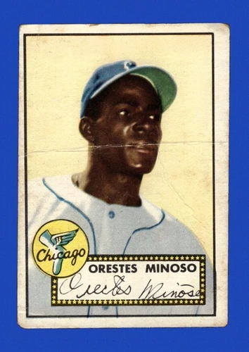 1952 Topps Set-Break #195 Minnie Minoso RC LOW GRADE (crease) *GMCARDS*