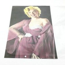 Marilyn Monroe Maroon Dress Color Photo Print