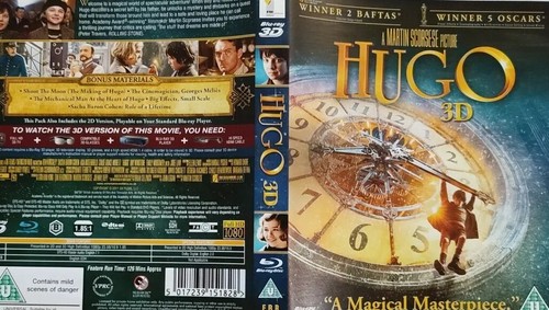 Hugo 3D 2011 Region B Blu Ray.Ben Kingsley/Sacha Baron Cohen/Asa Butterfield. - Picture 4 of 4
