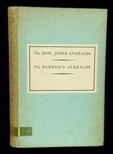 1931 Dow Jones Averages Barron's ~ Wall Street ~ Stock Market ~ Stock Exchange