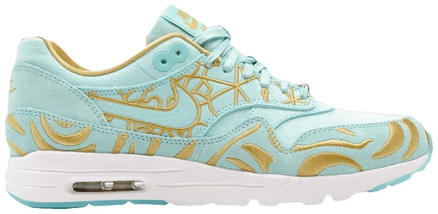 Evacuatie Wierook caravan NIKE WOMENS AIR MAX 1 ULTRA LOTC QS &#034;PARIS&#034; GREEN-FLAT GOLD SZ 7  | eBay