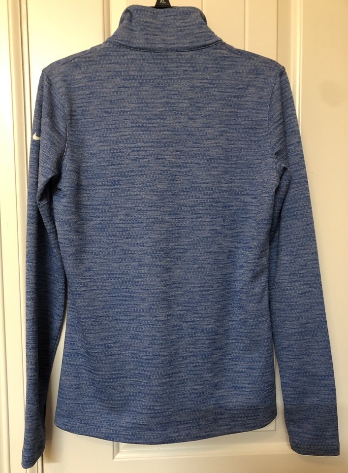 Nike Golf 1/4 Zip Heather Blue Pullover Women’s Size Medium M Fitted eBay