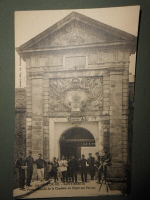 Muids : poste des sapeurs pompiers - Carte postale ancienne et vue d