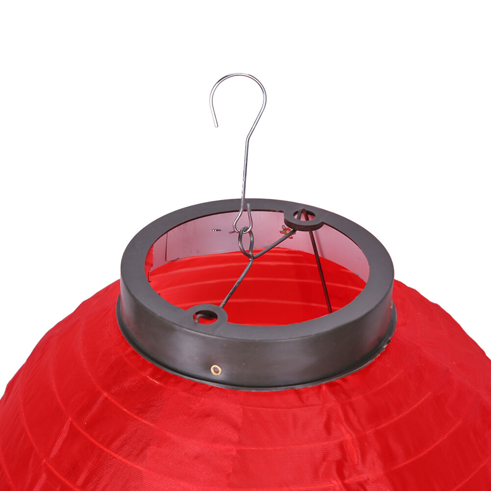 YEPSIO Papierstern-Laterne – 60 Cm, Hängender Lampenschirm Für Party, Hochzeit, Weihnachten (Rot)
