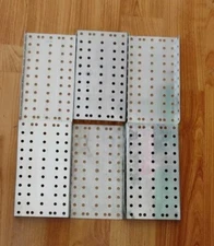 Gilbert Erector Set Part MD Aluminum 5"x3" Base Plate Lot of 6