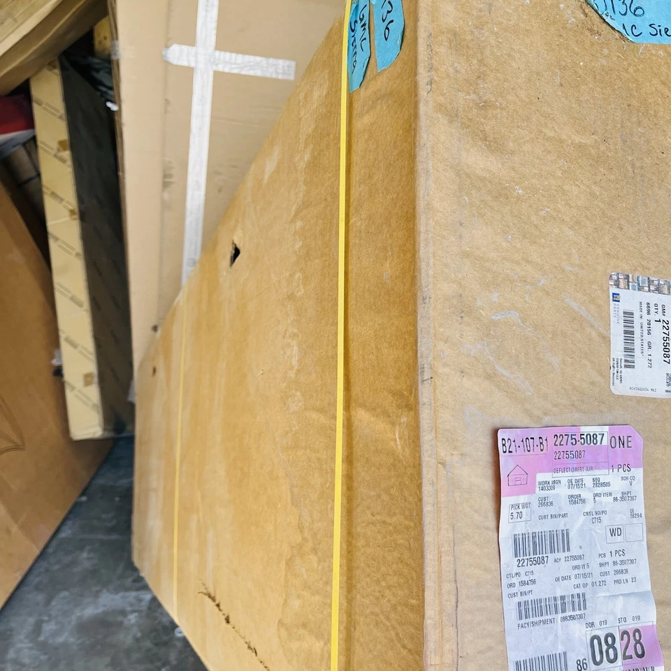 Deflector de aire delantero GM 22755087 OEM genuino nuevo caja sellada se adapta a Silverado Sierra Foto 2 de 4