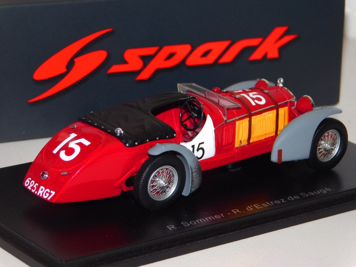 ALFA ROMEO 8C #15 SOMMER / DE SAUGE LE MANS 1935 SPARK S3869 1:43
