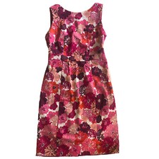 Liberty of London  Target Womens Sleeveless Sheath Dress 4 Pink Floral Peony S