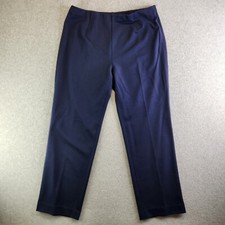 Pendleton Pants Womens 16 Blue Tapered Straight Leg Career Office Slacks Comfy
