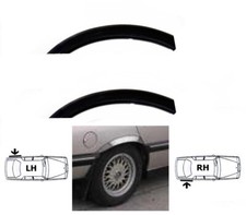 2STK HINTEN Schwarz Radlauf Zierleisten Set f&uuml;r OPEL OMEGA B L+R